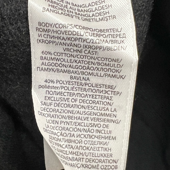 Polo Ralph Lauren Black Fleece Lined Crew neck Sweatshirt XXL - Picture 4 of 7